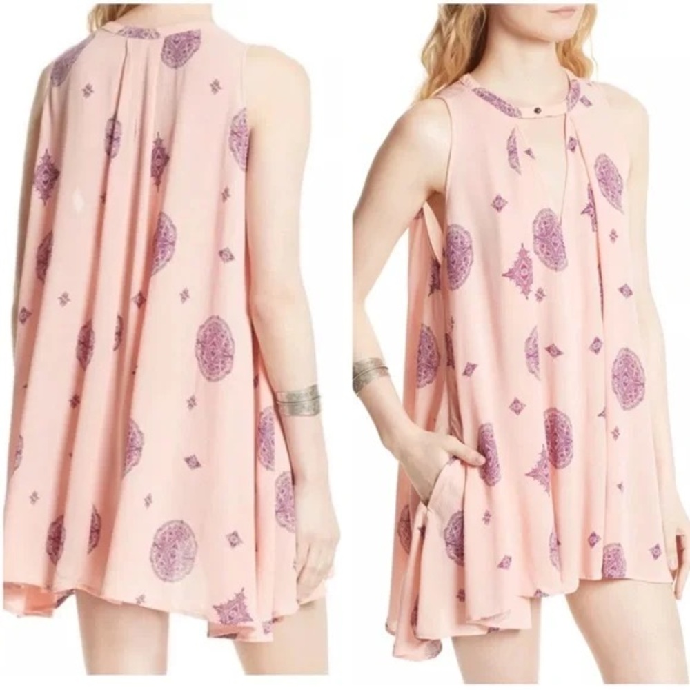 FREE PEOPLE Tree Swing Tunic Medallion size S